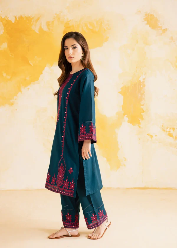 2PC LUXURY EMBROIDERED DRESS