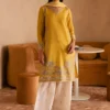 Misol 3Pc - Embroidered Solid Dress