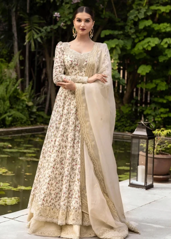 Lawn - Faiza Saqlain - Zinnia Luxury 25 - VinikaFaiza Saqlain