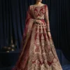 Unstitched in Red by Shurooq - WKV8537