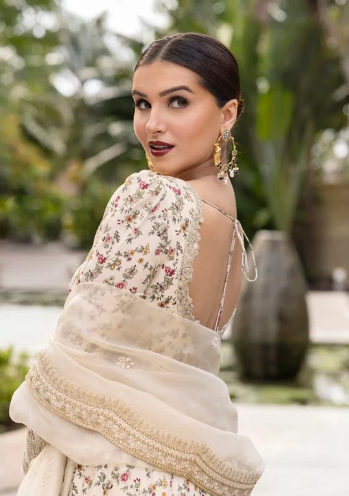 Lawn - Faiza Saqlain - Zinnia Luxury 25 - VinikaFaiza Saqlain - Image 3