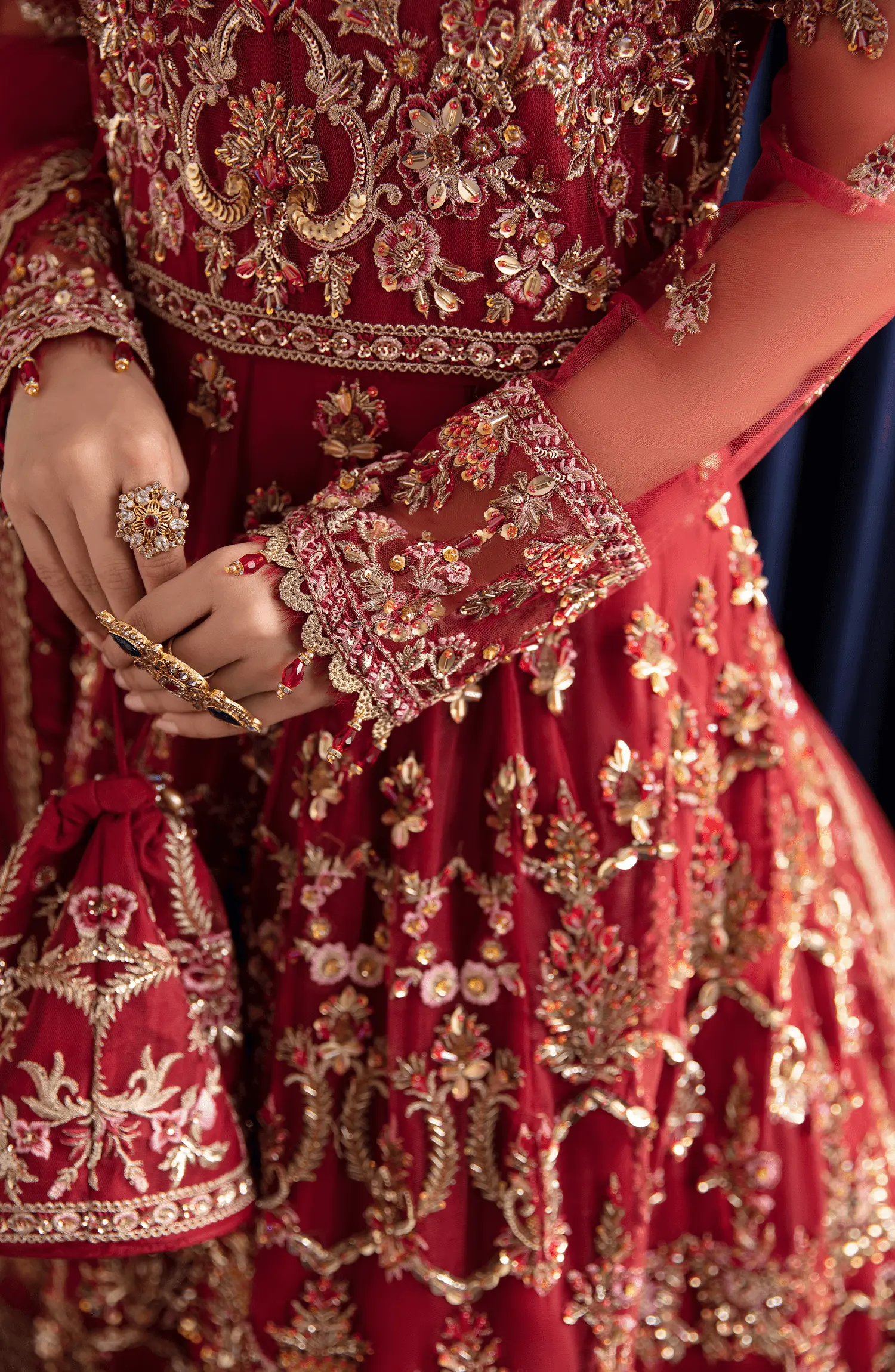 LEELA - Bridal Maxi | Fabiha Fatima Designer Brand - Image 4