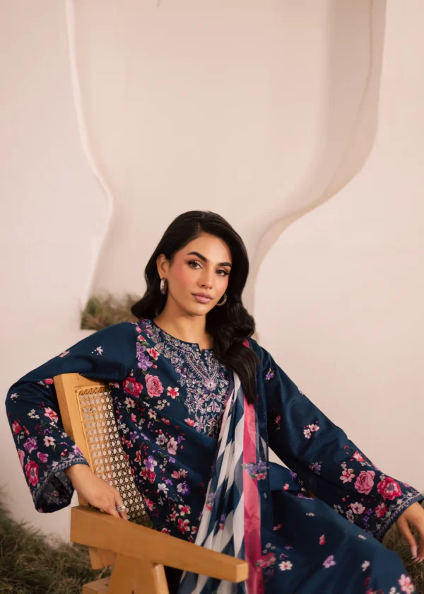 Amber 3Pc - Printed Lawn Dress