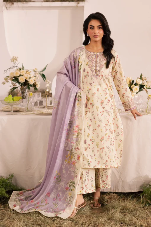 Jules 3Pc - Printed Lawn Dress