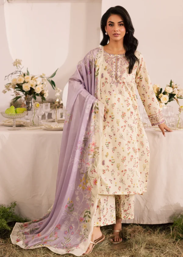 Jules 3Pc - Printed Lawn Dress