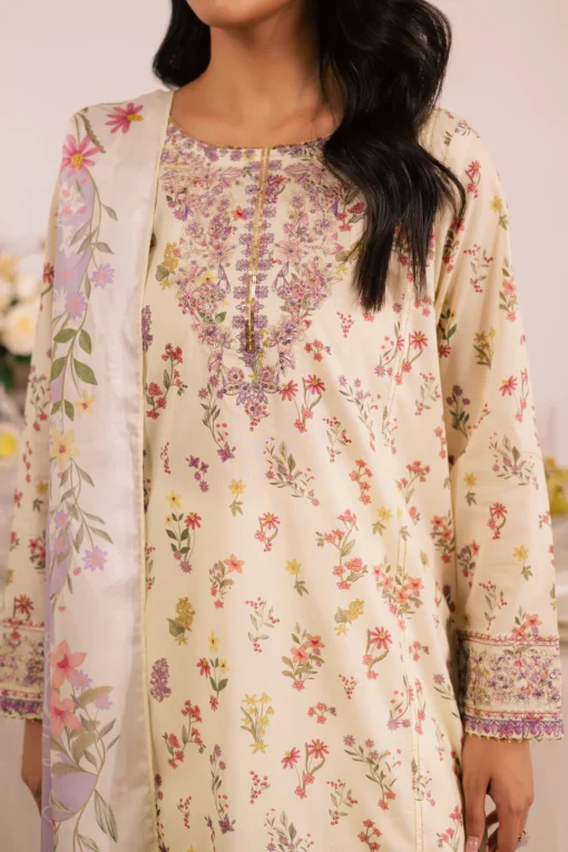 Jules 3Pc - Printed Lawn Dress - Image 6