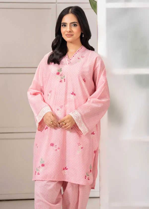 2 Piece Lawn Suit-Embroidered (Pret)