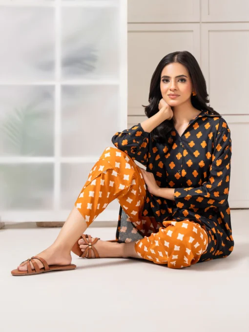 2 Piece Lawn Suit-Printed (Pret) - Image 7