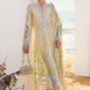3 Piece Unstitched Embroidered Lawn Suit | EID LAWN-25-04