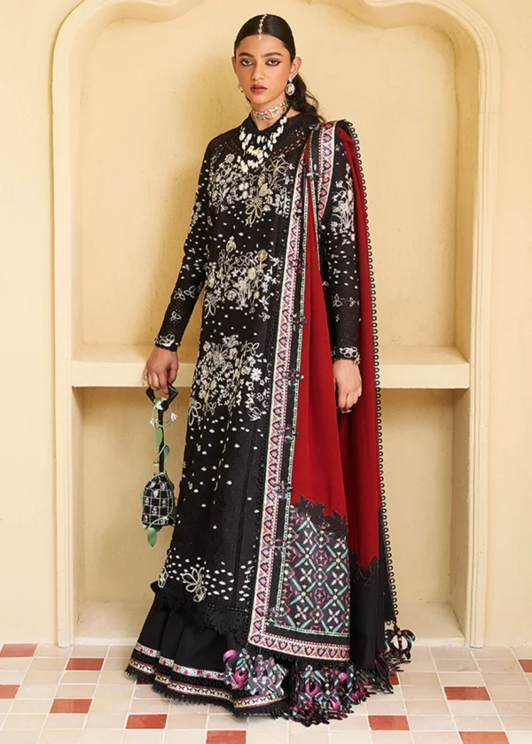 Suffuse Eid Unstitched Embroidered Lawn 3Pc Suit - KIRAN