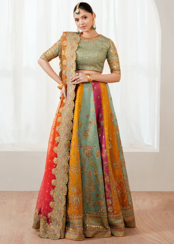 Baroque Exclusive Formal Embroidered Silk Unstitched 3Pc UF-4036