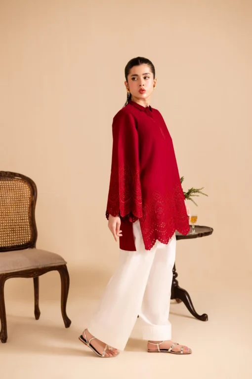Schiffli Embroidered Co-Ord - Image 4