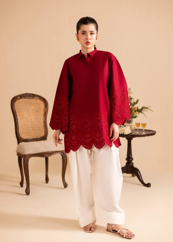 Schiffli Embroidered Co-Ord