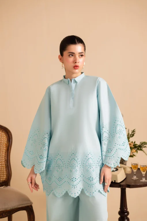 Schiffli Embroidered Co-Ord - Image 2