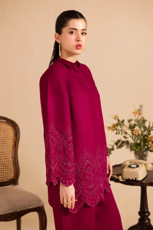 Schiffli Embroidered Co-Ord - Image 4