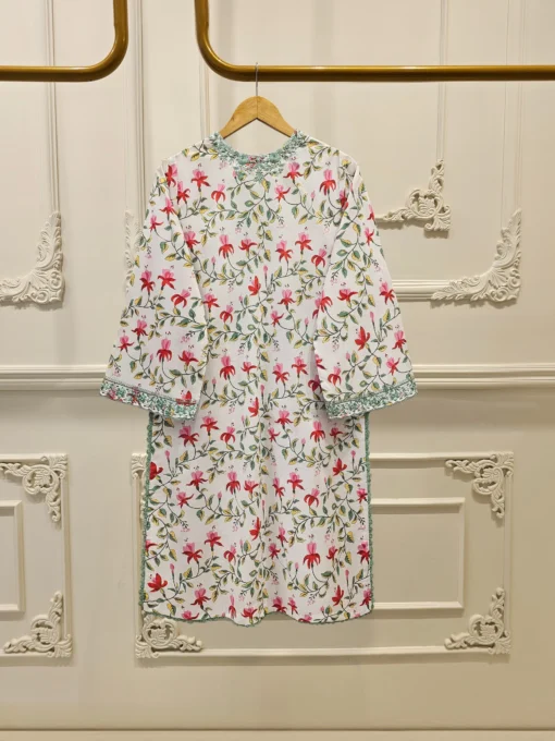 2 Piece - Digital Printed Embroidered Lawn Suit - Image 6