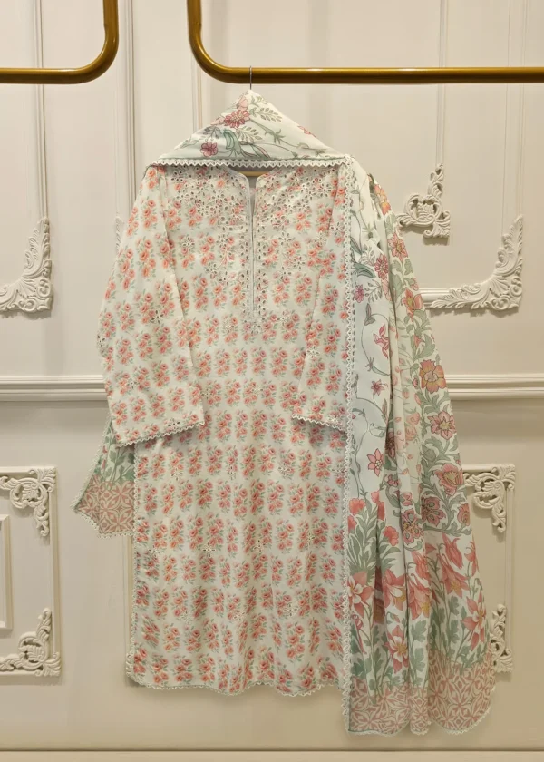 3-Piece Embroided Lawn Suit