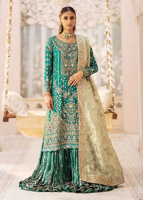 Unstitched in Sea green by Aik Atelier - KXX6739