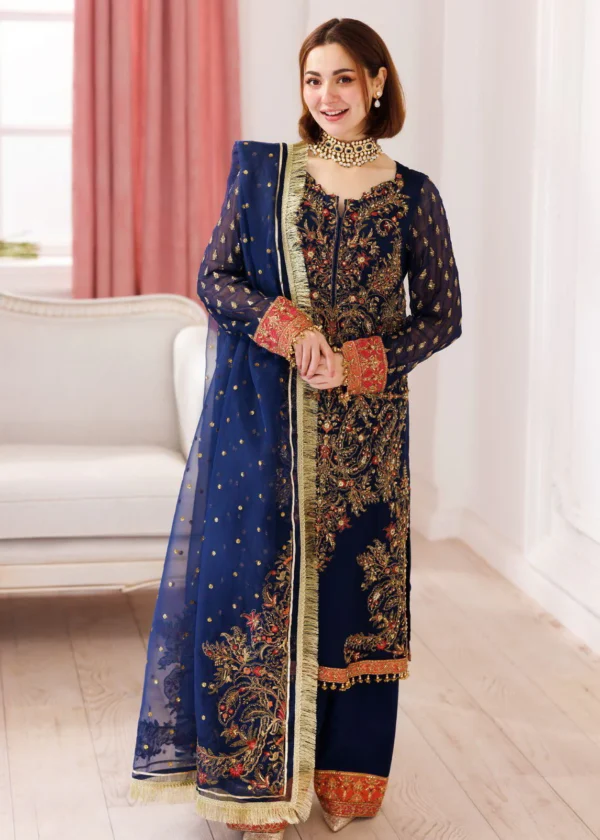 Charizma Dastan-e-Jashan Luxury Chiffon Unstitched 3Pc Suit DJ5-07