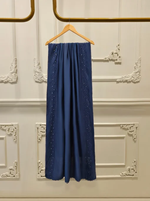2 Piece - Embroidered Kora Cotton Silk Suit - Image 9