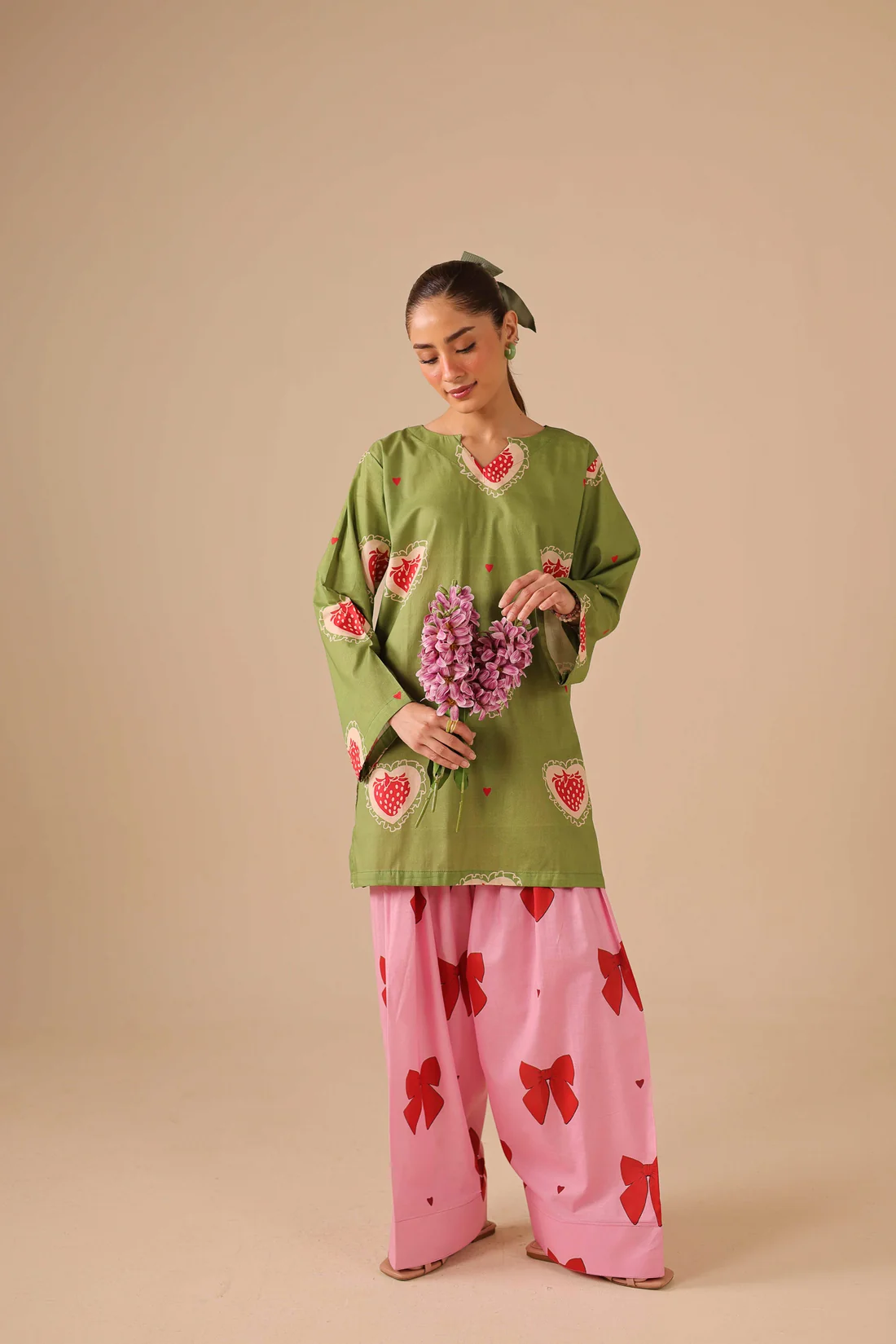 2PC Summer Lawn Dress - 44278 - Image 3