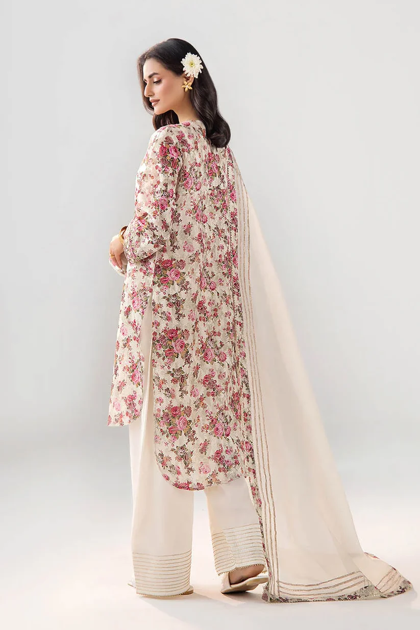 F186 Off White Shalwar Suit - Image 3