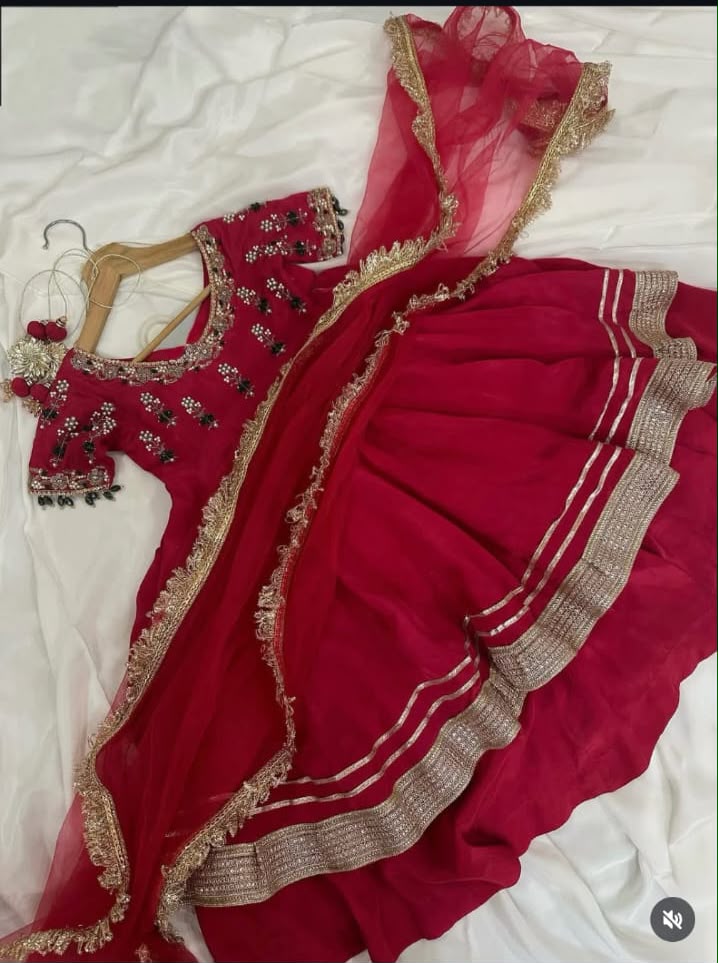 Ruby Red Festive Frock Set - Image 2