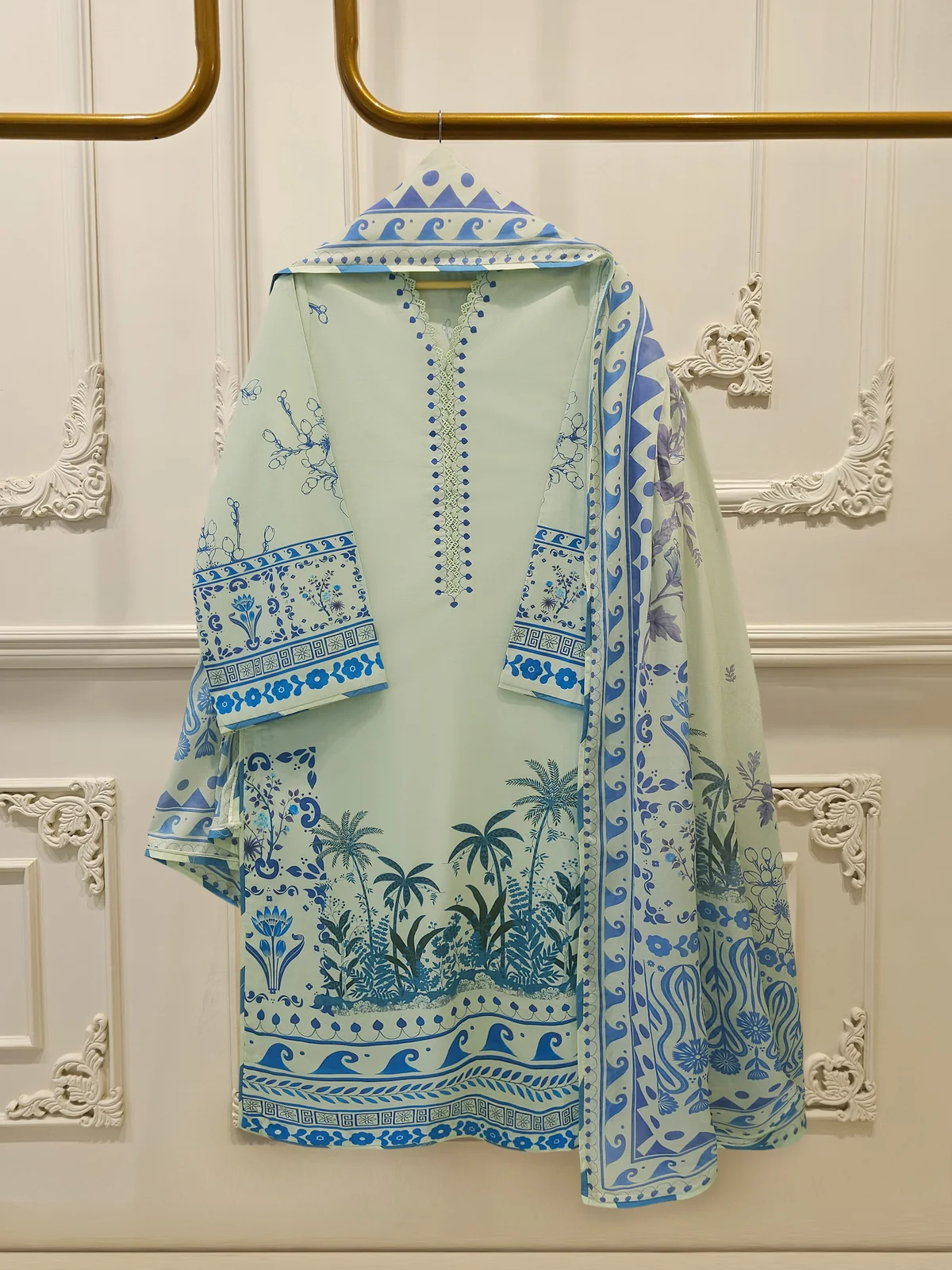 2 Piece - Digital Printed Lawn Suit