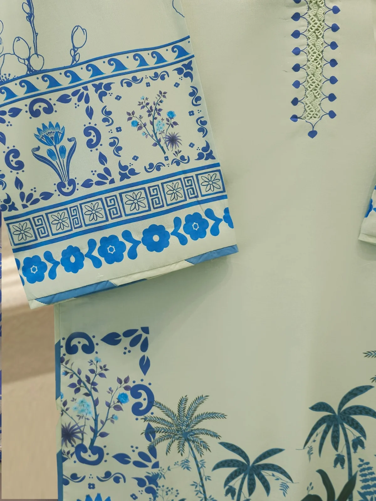 2 Piece - Digital Printed Lawn Suit - Image 3