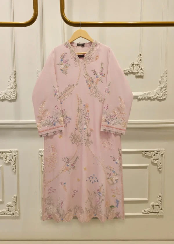 2 Piece - Pure Khaddi Silk Embroidered Suit