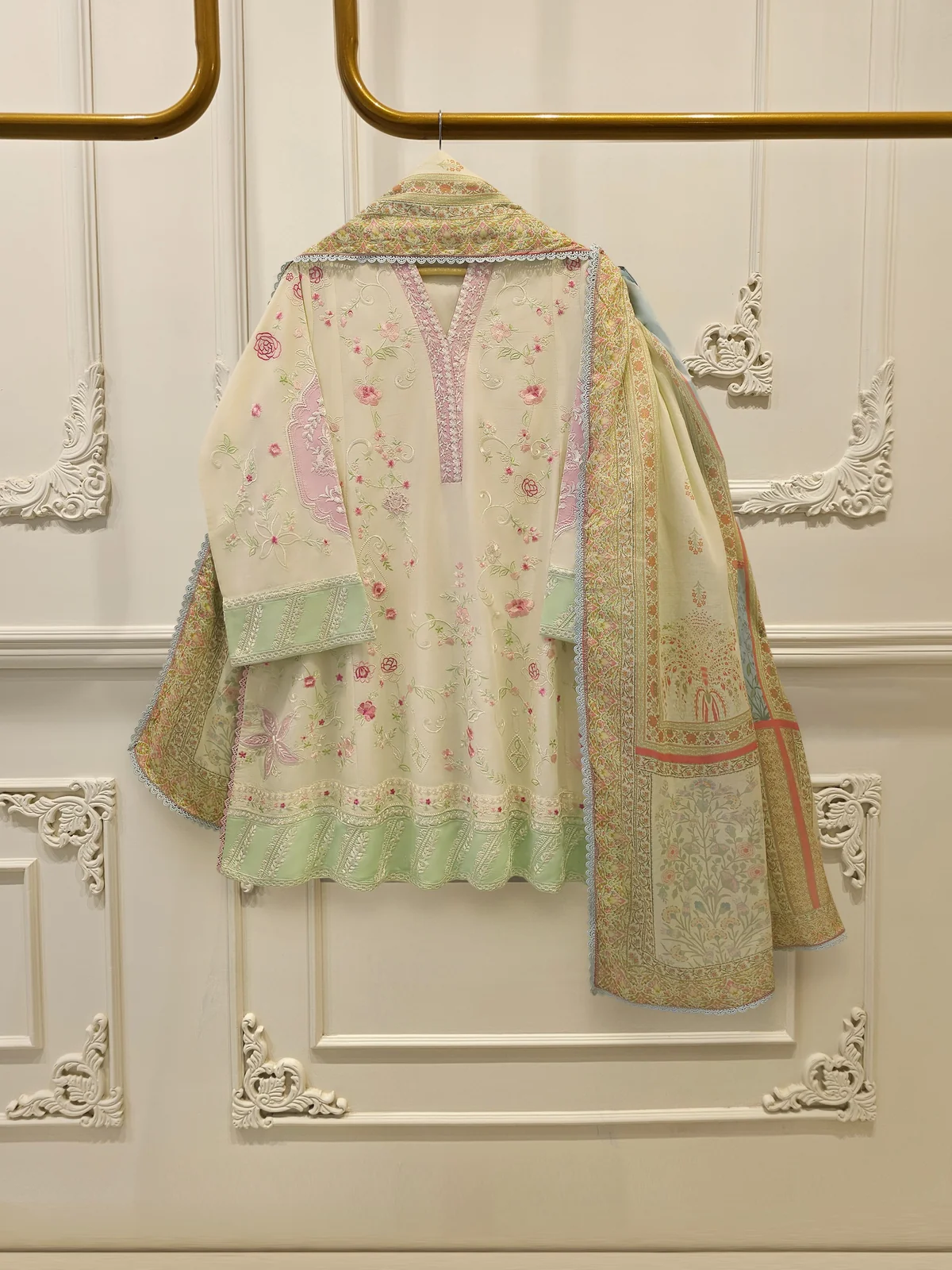 3-Piece Embroided Lawn Suit