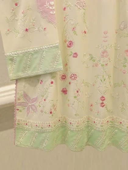 3-Piece Embroided Lawn Suit - Image 3