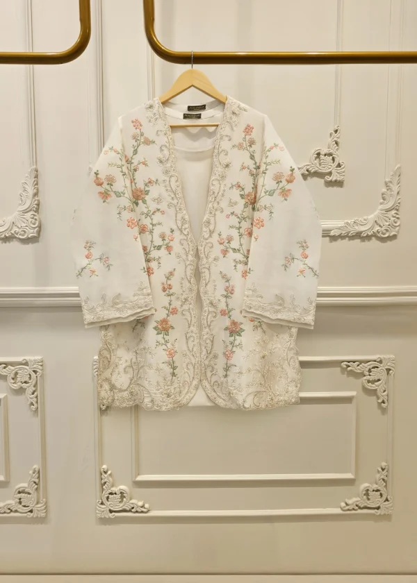 2 Piece- Pure Sheesha Silk Embroidered Suit