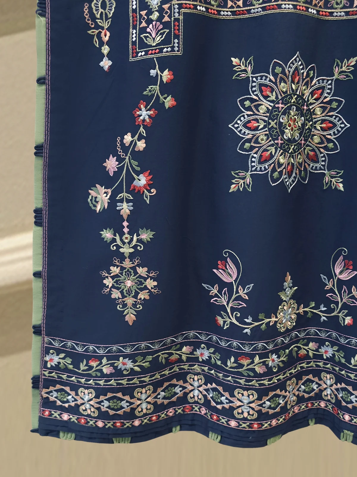 2 Piece - Embroidered Cambric Suit - Image 4