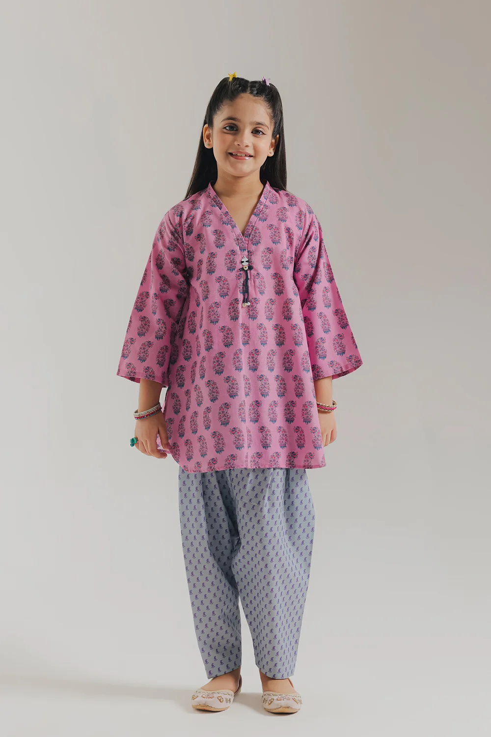 PINK ETHNC SUIT - Image 2