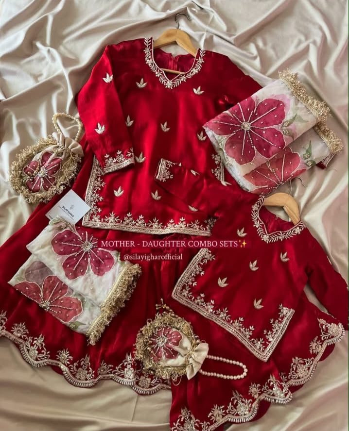 RUSSIAN SILK SHARARA SET - Image 3