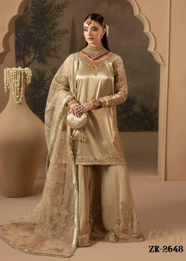 Zardozi Dress Gold