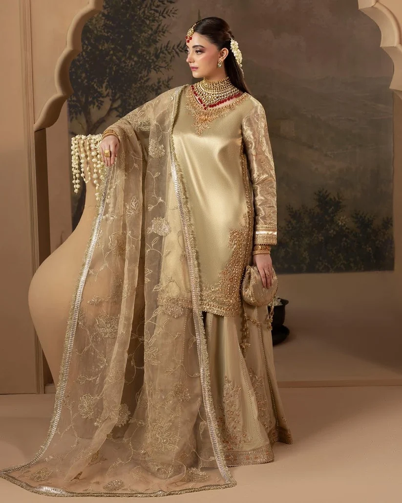 Zardozi Dress Gold - Image 2