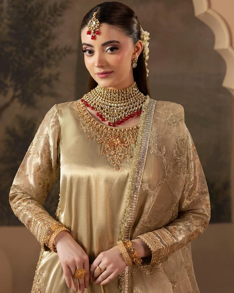 Zardozi Dress Gold - Image 3